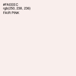 #FAEEEC - Fair Pink Color Image